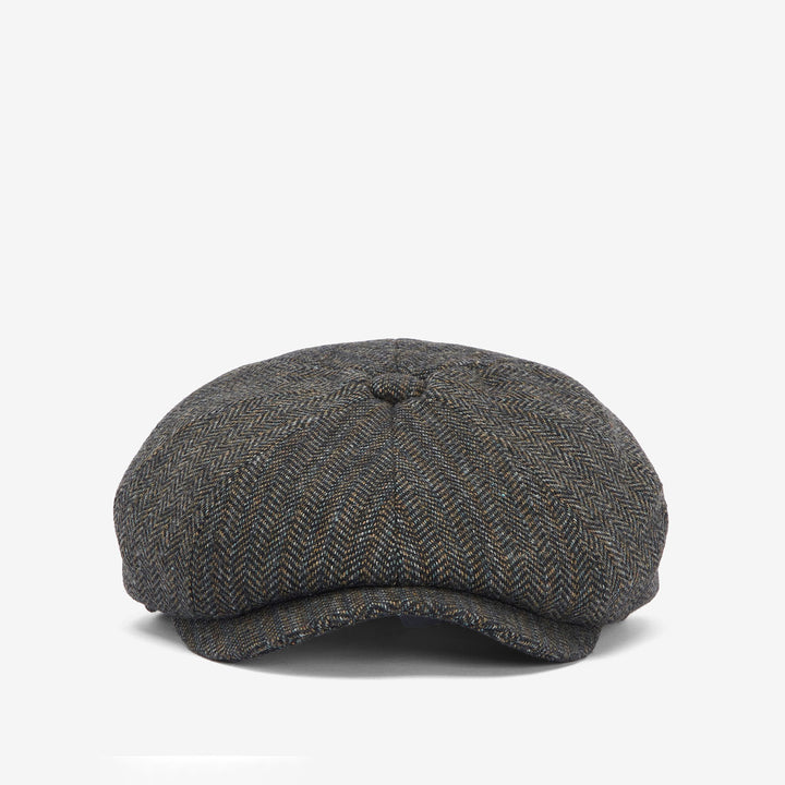 Barbour Mens Fyne Tweed Baker Boy Cap