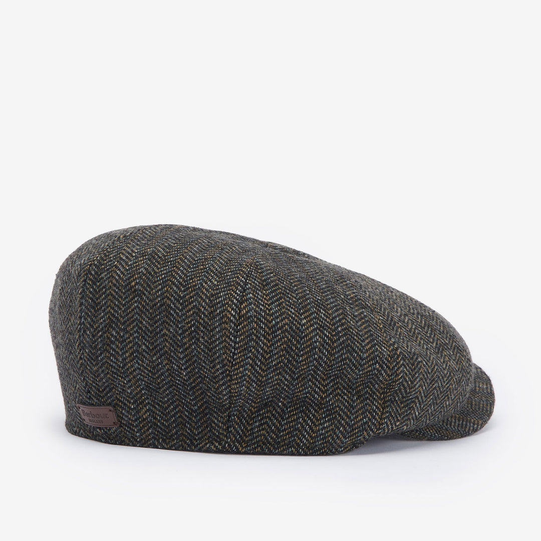 Barbour Mens Fyne Tweed Baker Boy Cap