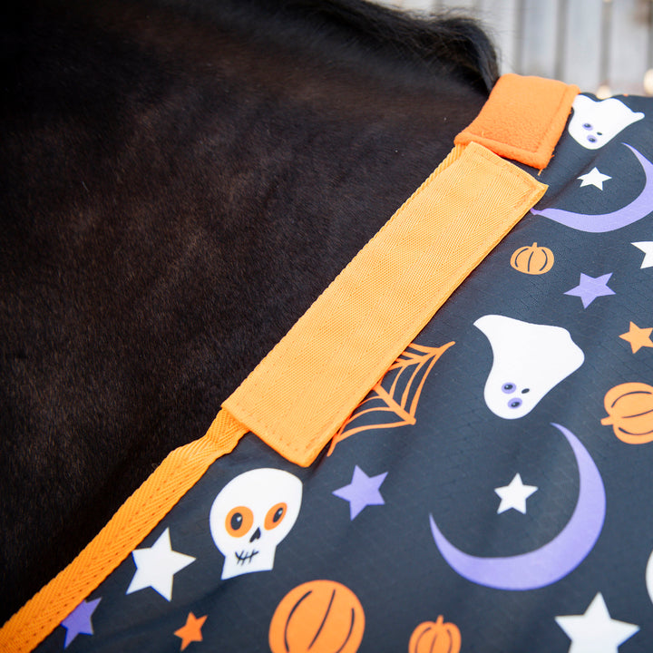 Millbry Hill Halloween Print 100g Detach-A-Neck Turnout Rug
