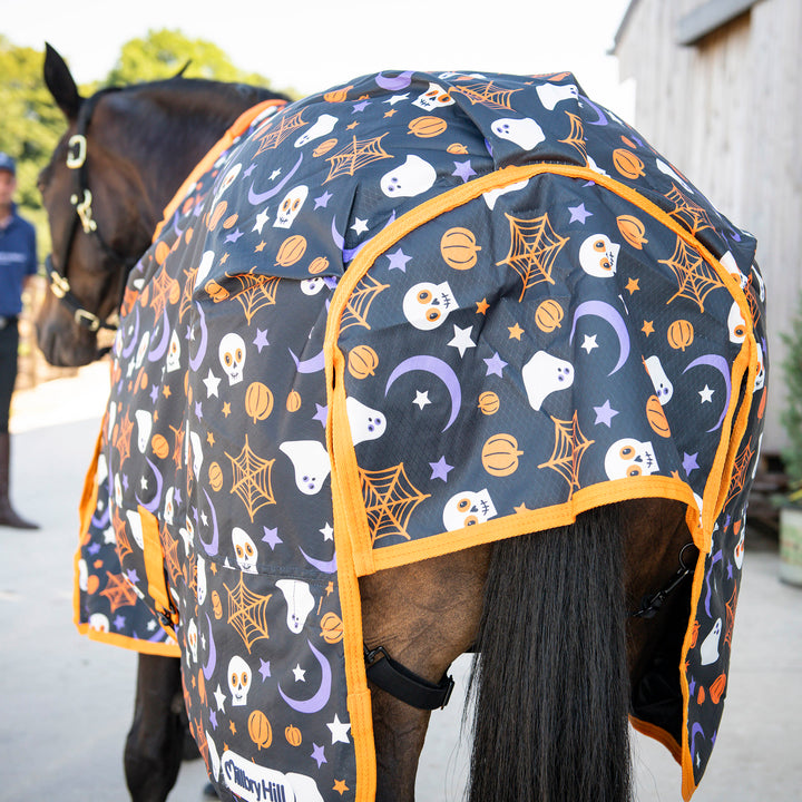Millbry Hill Halloween Print 100g Detach-A-Neck Turnout Rug