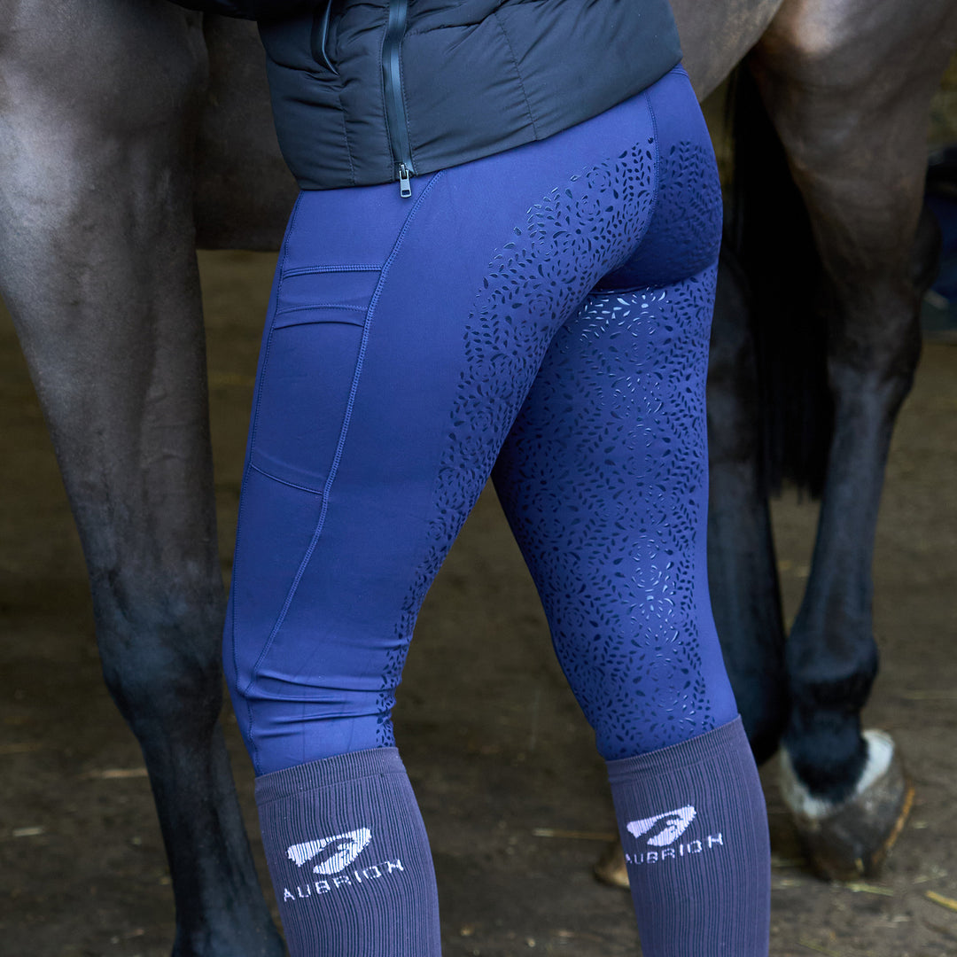 Millbry Hill Ladies Riding Tights with Gel Full Seat