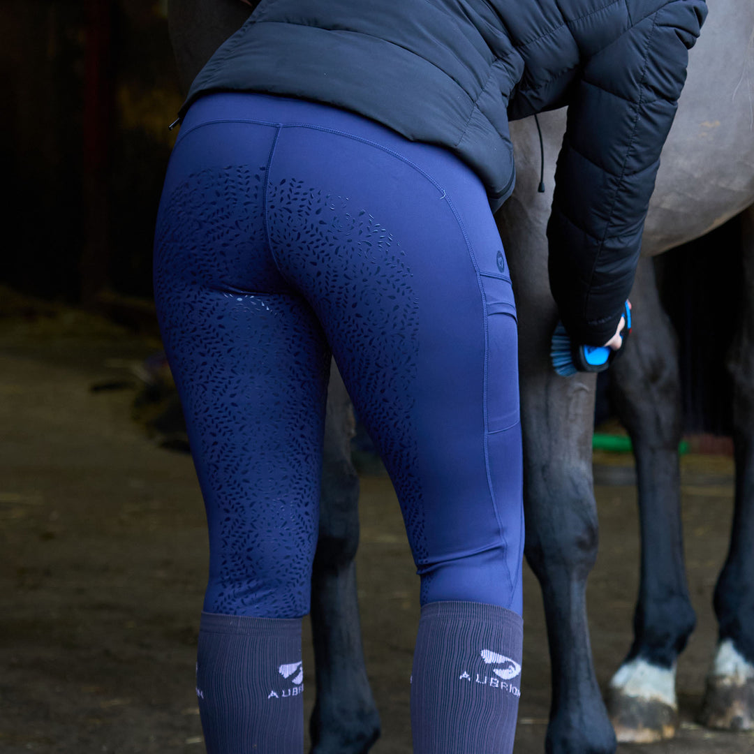Millbry Hill Ladies Riding Tights with Gel Full Seat