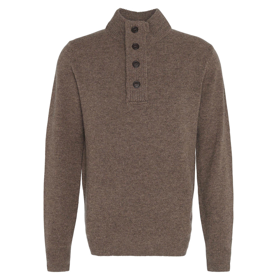 Barbour Mens Essential Patch Half Zip Knitted Jumper
