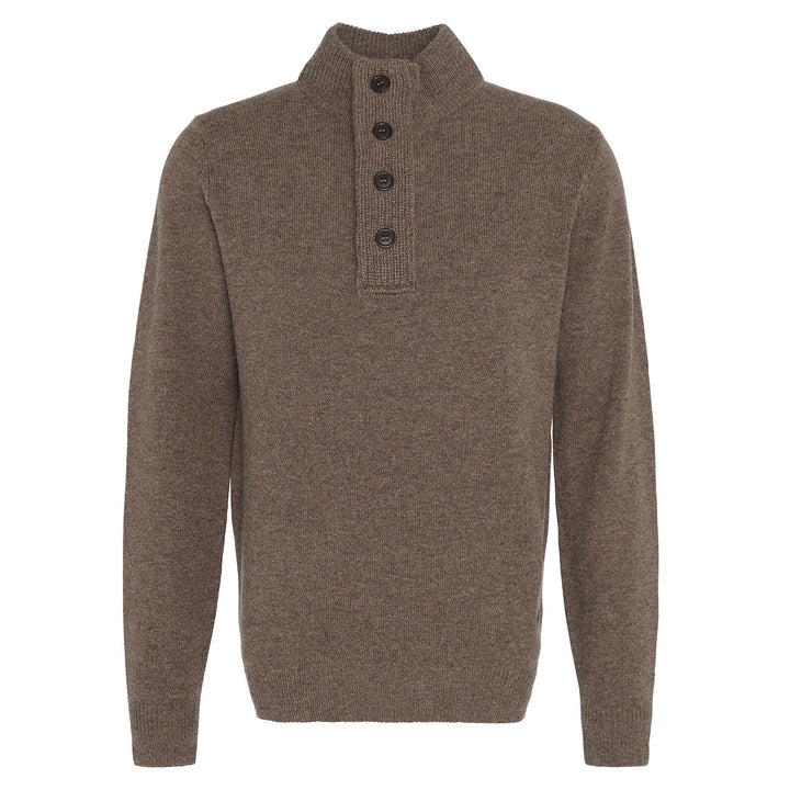 Barbour Mens Essential Patch Half Zip Knitted Jumper