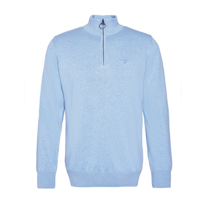 Barbour Mens Cotton Half Zip Knitted Jumper