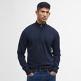 Barbour Mens Cotton Half Zip Knitted Jumper