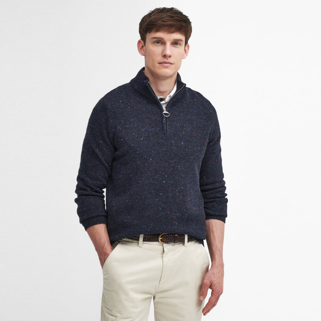 Barbour Mens Tainsbury Half Zip Knitted Jumper