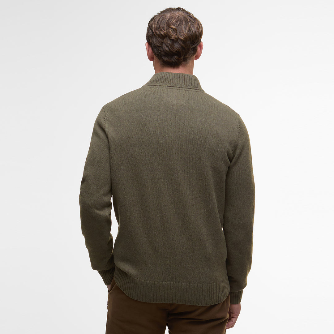 Barbour Mens Kelson Quarter Zip Knitted Jumper