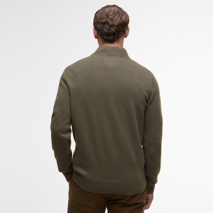 Barbour Mens Kelson Quarter Zip Knitted Jumper