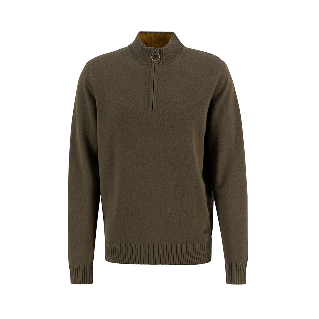Barbour Mens Kelson Quarter Zip Knitted Jumper