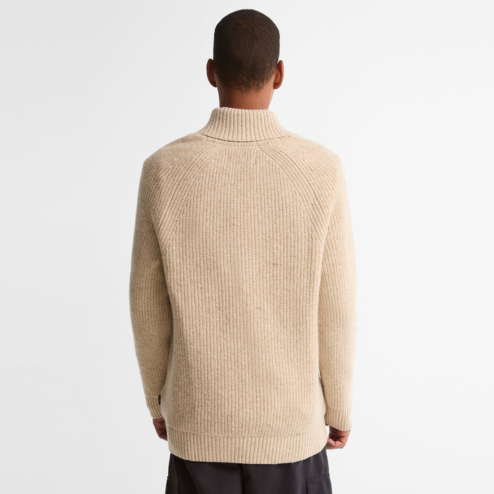 Barbour Mens Essentials Fleck Shawl Neck Jumper