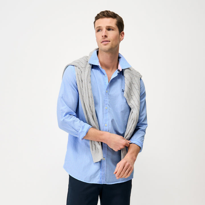 Crew Mens Classic Micro Gingham Shirt