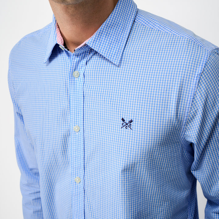 Crew Mens Classic Micro Gingham Shirt