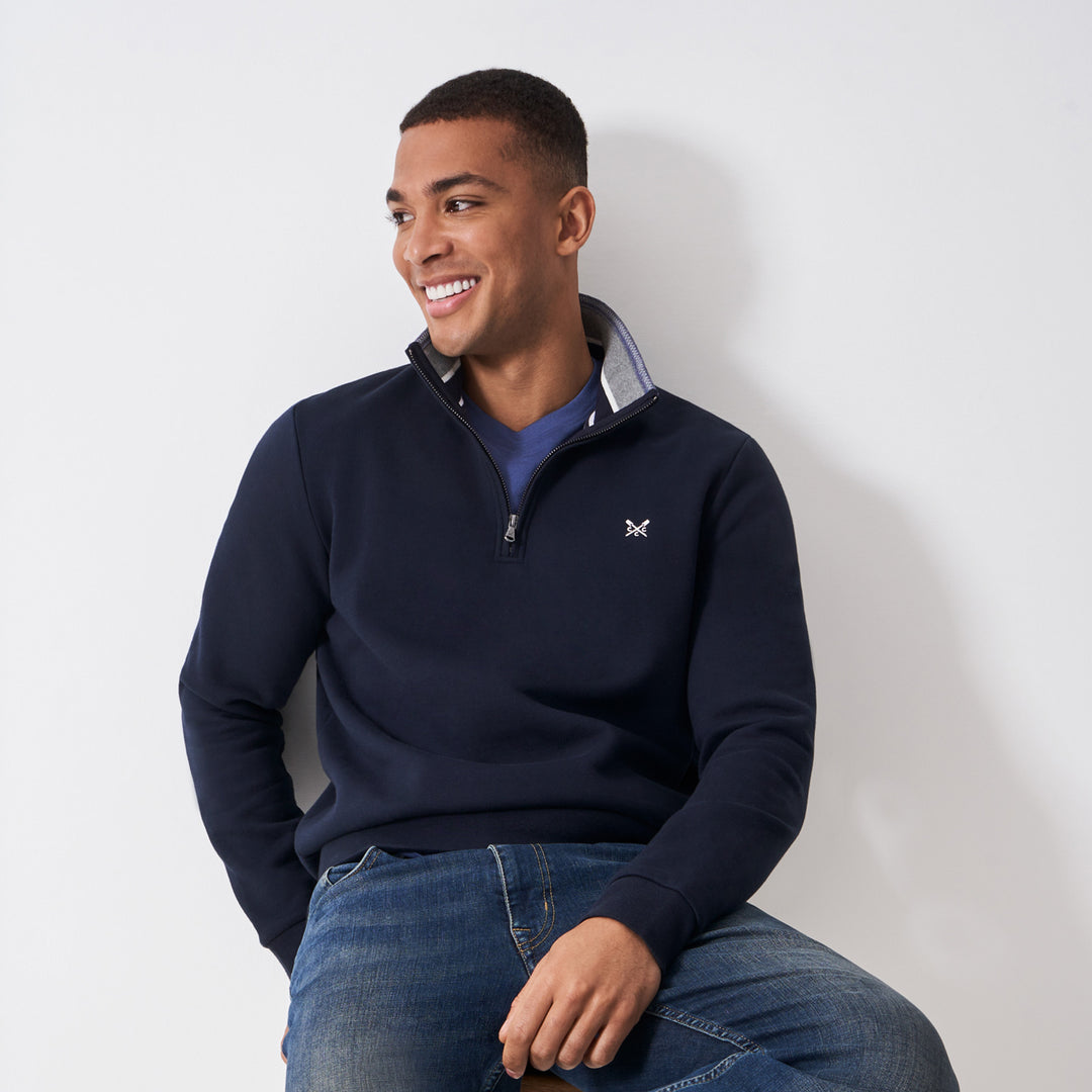 Crew Mens Classic Half Zip Sweat