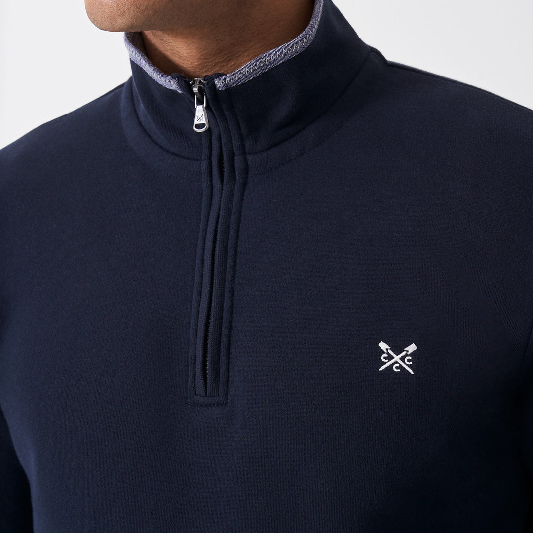 Crew Mens Classic Half Zip Sweat