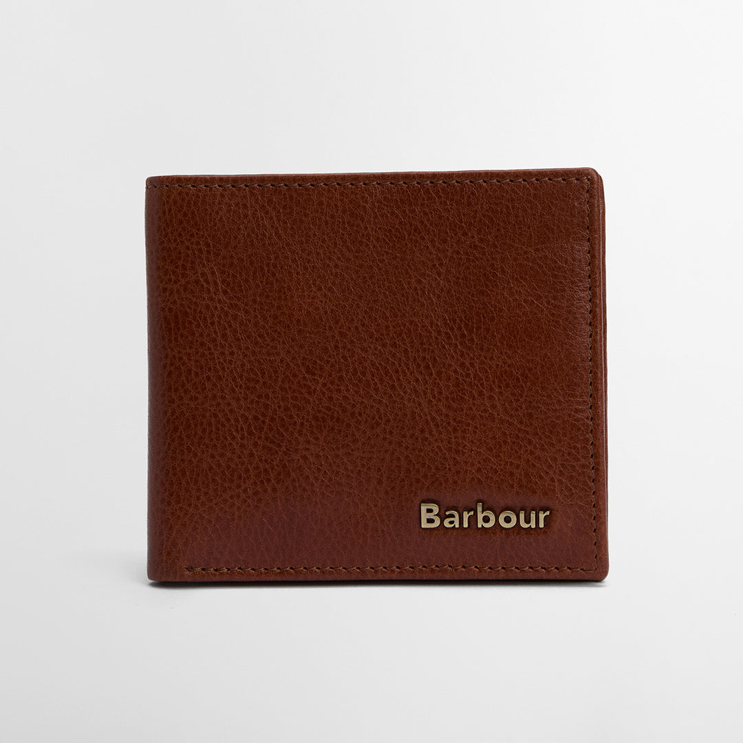 Barbour Mens Lunan Leather Billfold Wallet