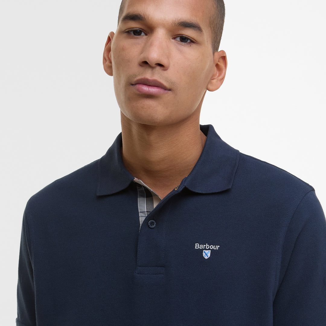 Barbour Mens Tartan Pique Polo Shirt