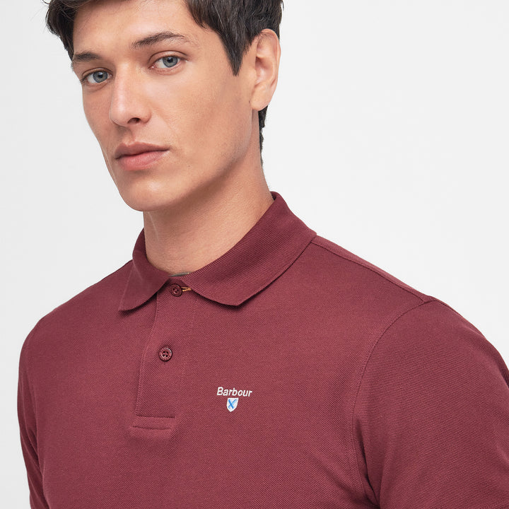Barbour Mens Tartan Pique Polo