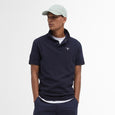 Barbour Mens Classic Sports Polo Shirt in Grey#Grey
