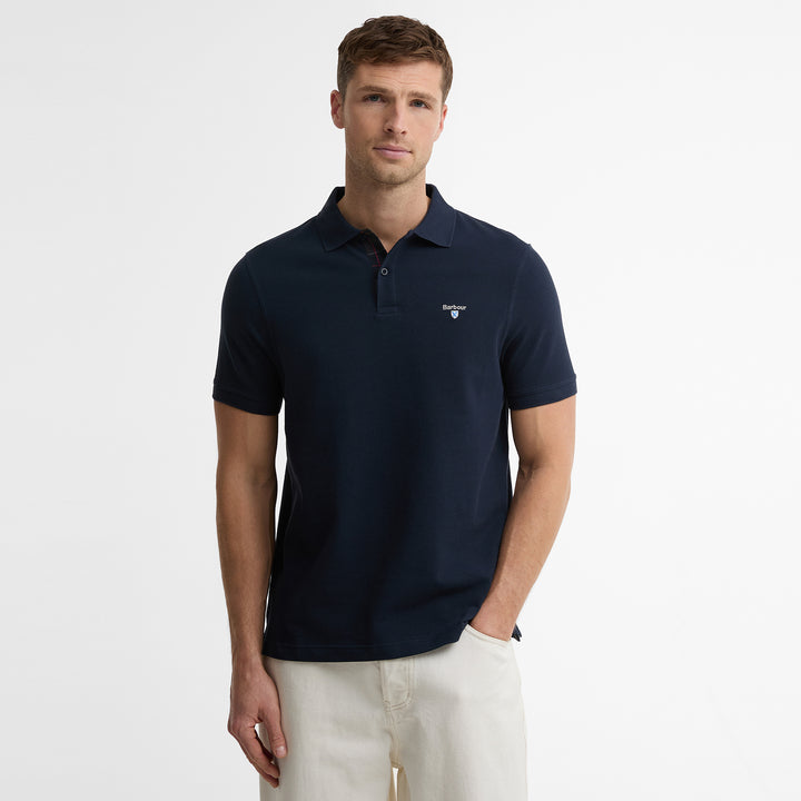 Barbour Mens Regular Fit Tartan Pique Polo