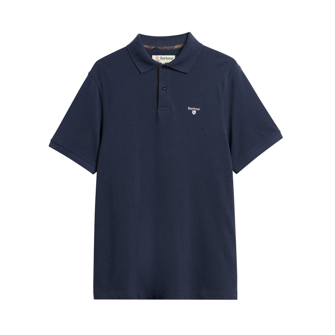 Barbour Mens Regular Fit Tartan Pique Polo