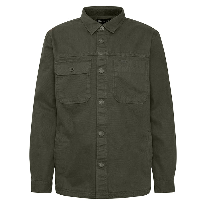 Barbour Mens Lingfield Canvas Overshirt