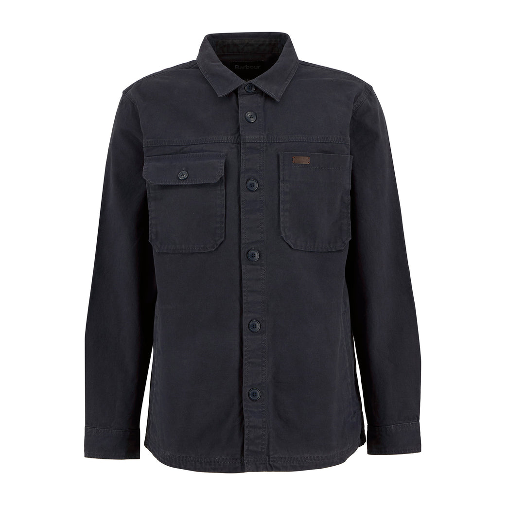 Barbour Mens Lingfield Canvas Overshirt