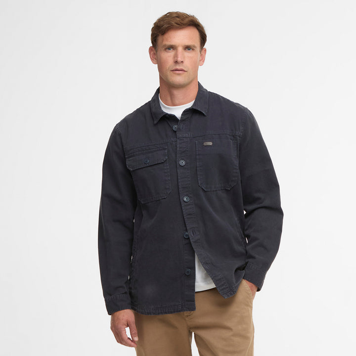 Barbour Mens Lingfield Canvas Overshirt
