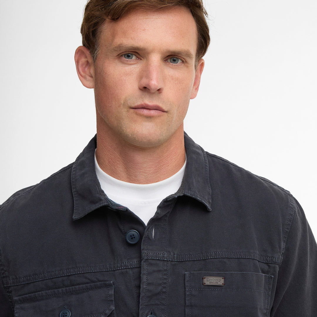 Barbour Mens Lingfield Canvas Overshirt