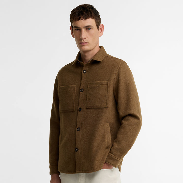 Barbour Mens Marltown Tailored Wool Blend Overshirt