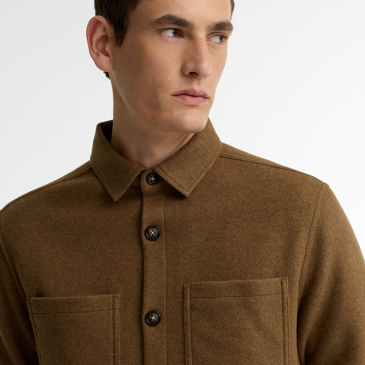 Barbour Mens Marltown Tailored Wool Blend Overshirt