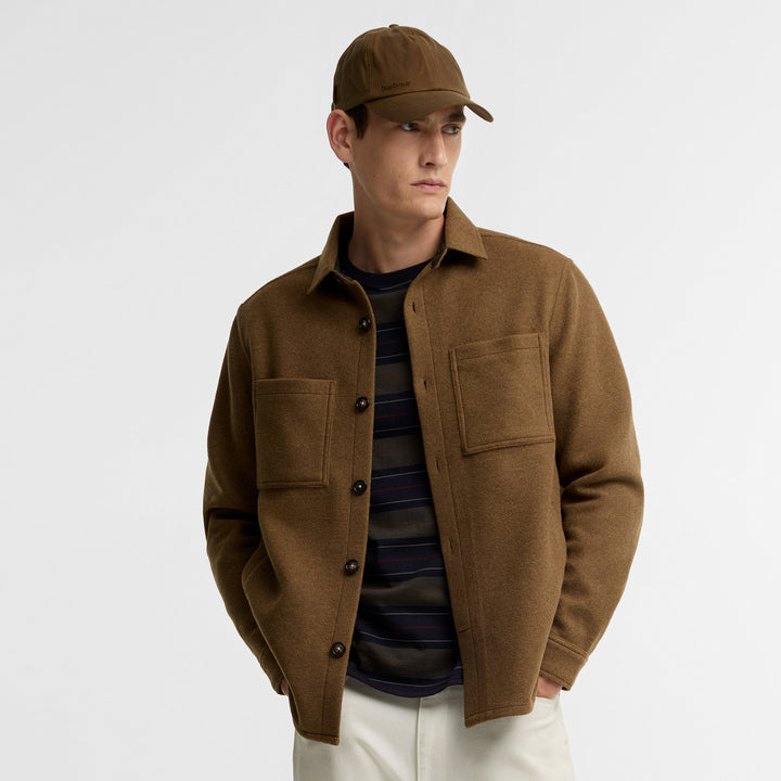 Barbour Mens Marltown Tailored Wool Blend Overshirt