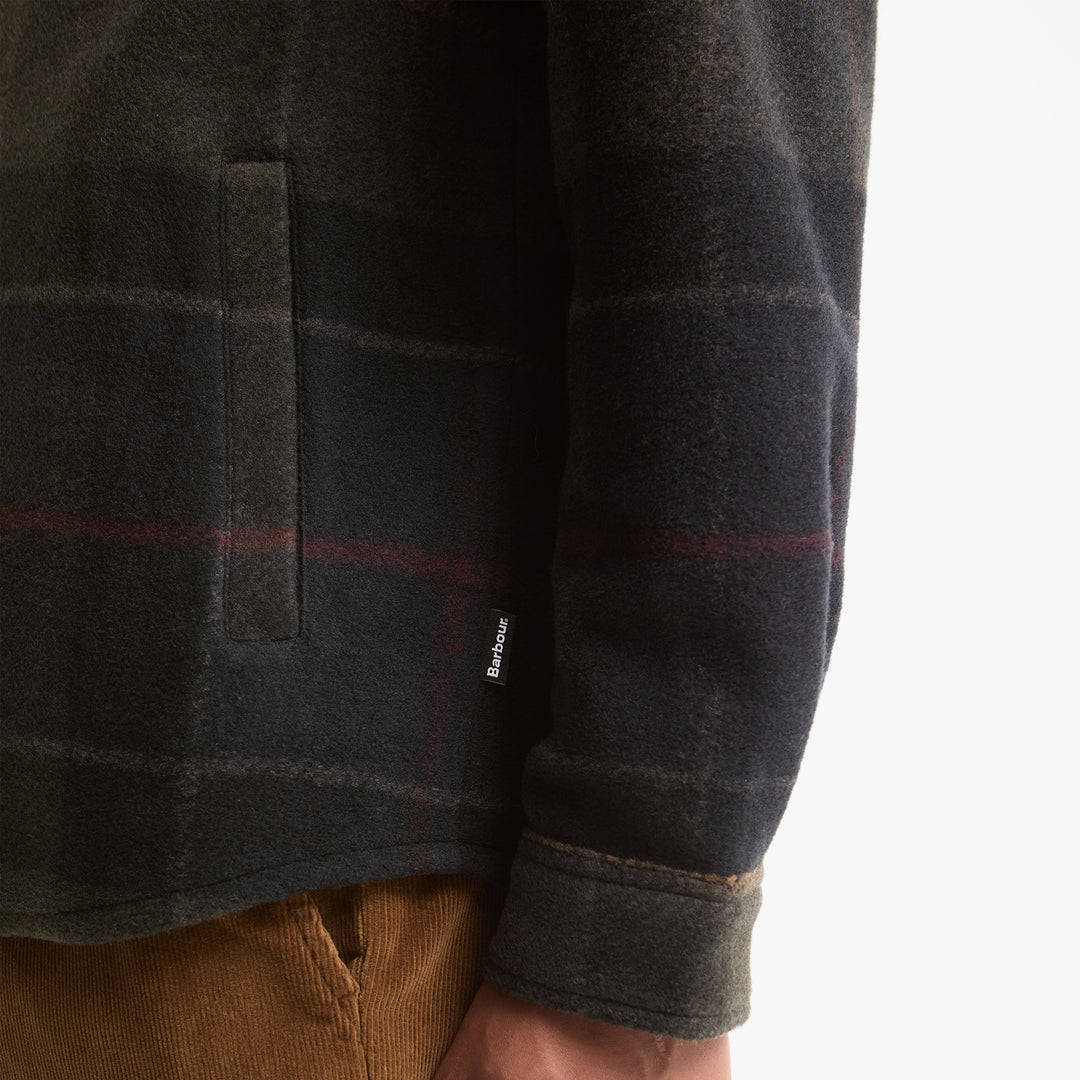Barbour Mens Woodlane Brushed Check Overshirt