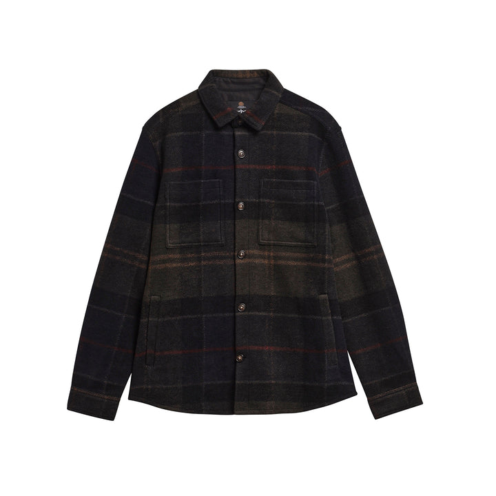 Barbour Mens Woodlane Brushed Check Overshirt