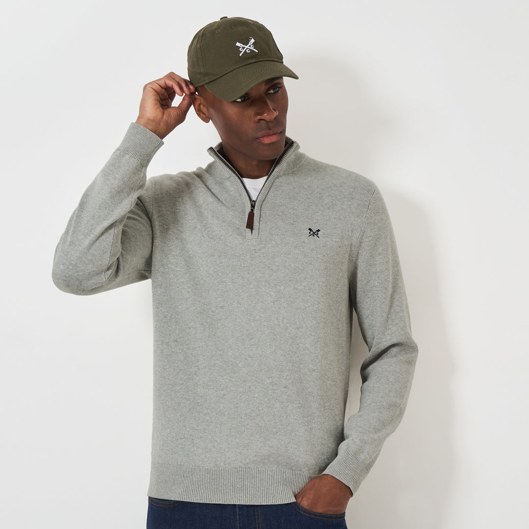 Crew Mens Organic Classic 1/2 Zip