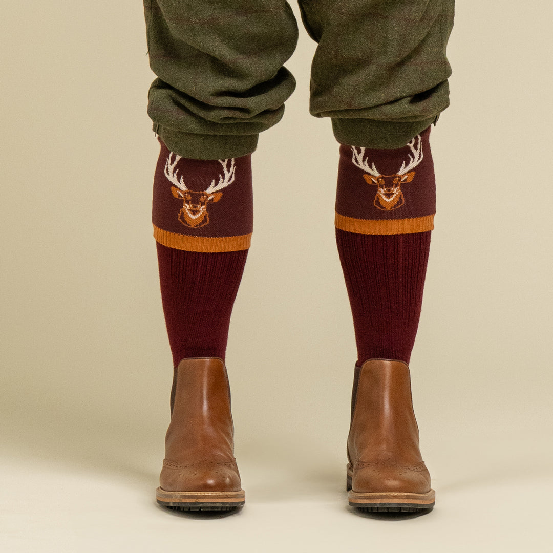 Waring Brooke Majestic Stag Sock