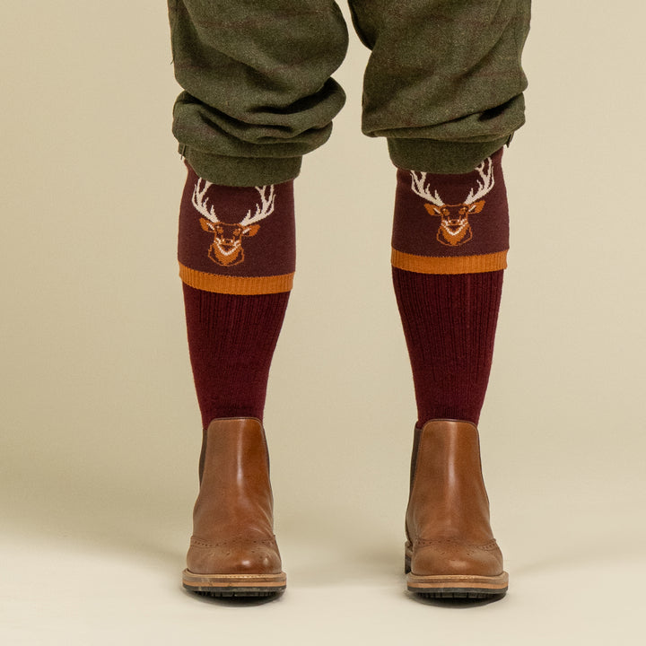 Waring Brooke Majestic Stag Sock