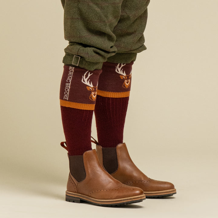 Waring Brooke Majestic Stag Sock