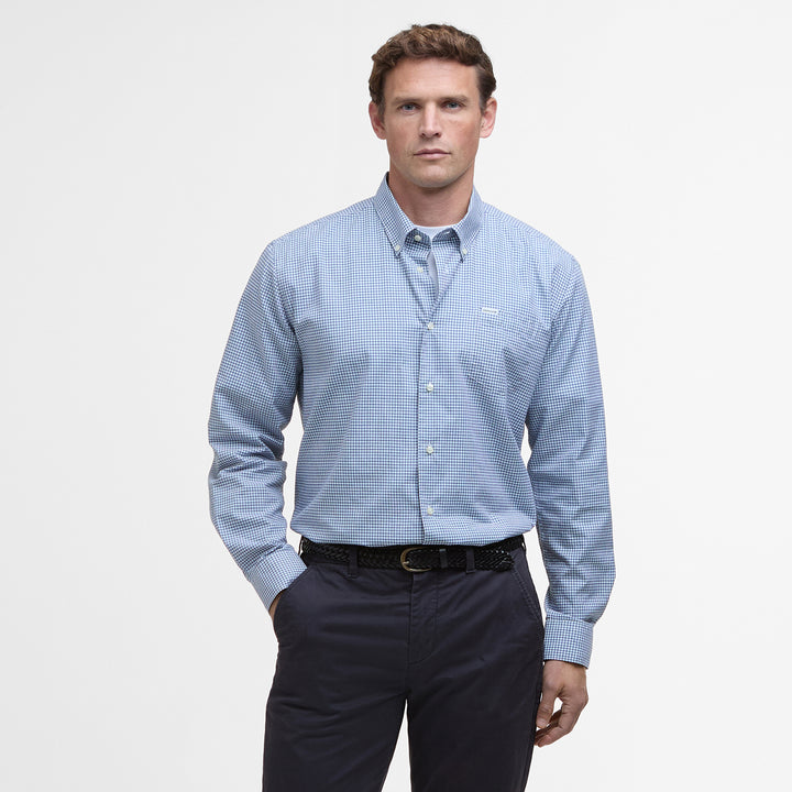 Barbour Mens Finwell Gingham Tailored Shirt