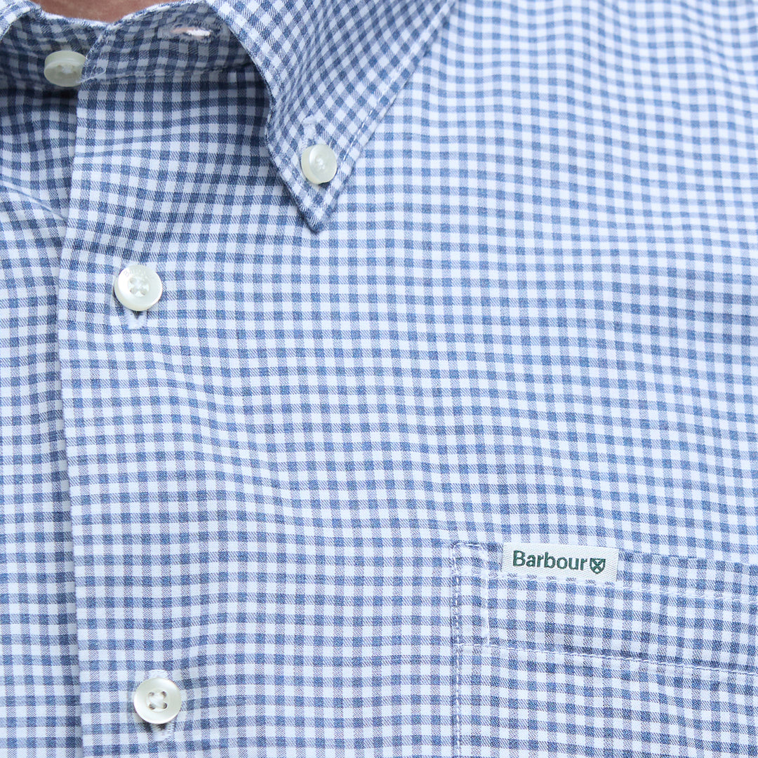 Barbour Mens Finwell Gingham Tailored Shirt