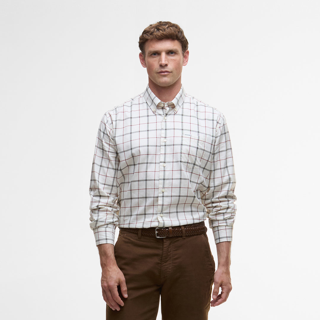 Barbour Mens Deepfell Regular Tattersal Shirt