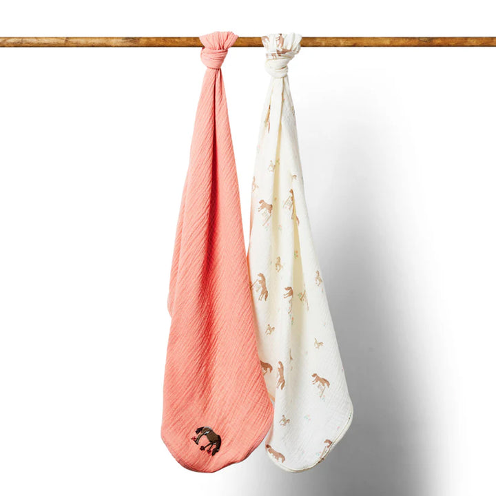 Eleanor Charles The Pony Collection Muslins 2 Pack