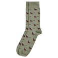 The Barbour Mens Mavin Socks in Green#Green