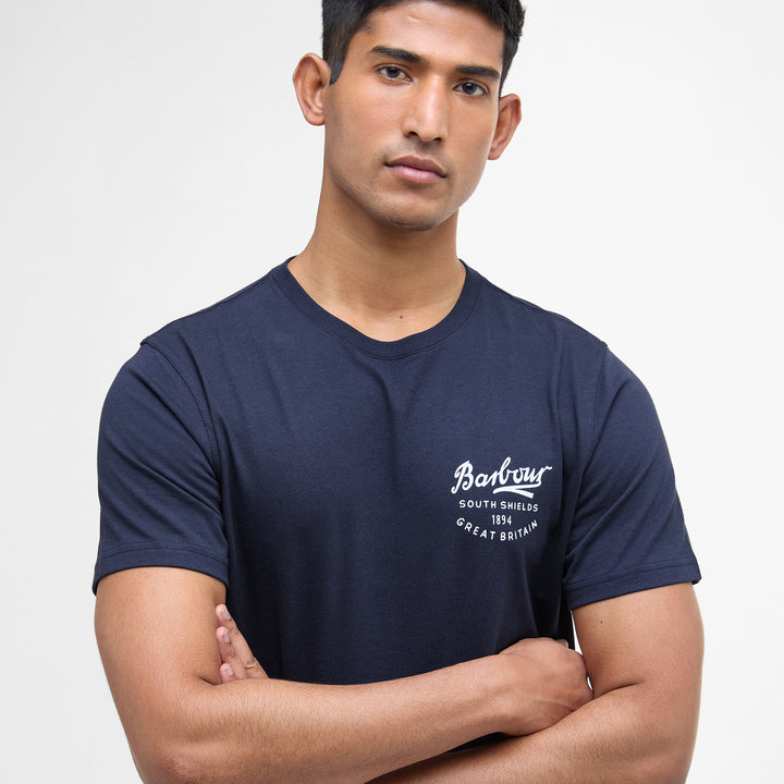 Barbour Mens Script Graphic T-Shirt