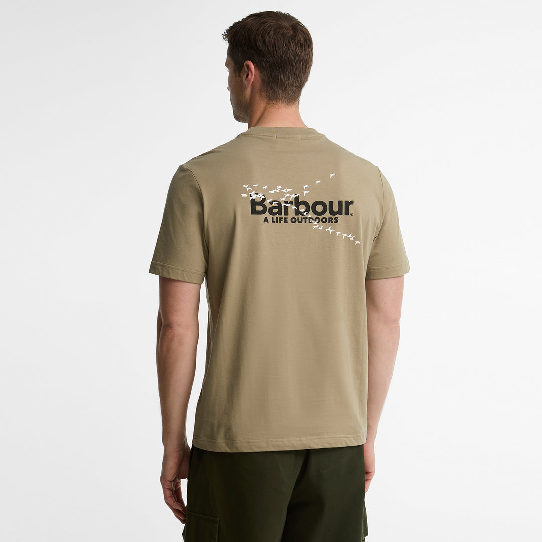 Barbour Mens Fly Home Relaxed Graphic T-Shirt