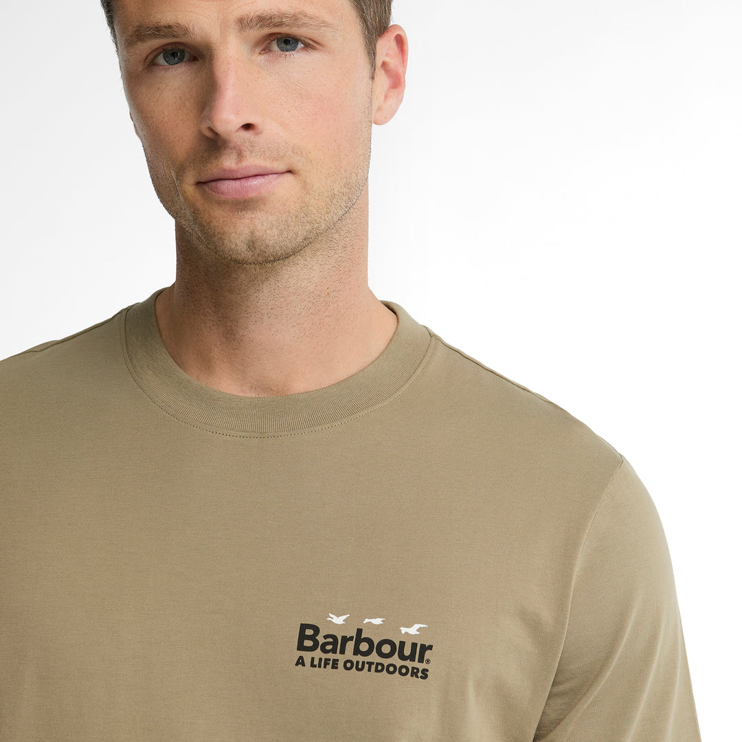 Barbour Mens Fly Home Relaxed Graphic T-Shirt