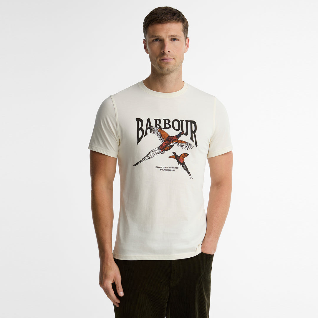 Barbour Mens Pheasant Graphic Tailored T-Shirt