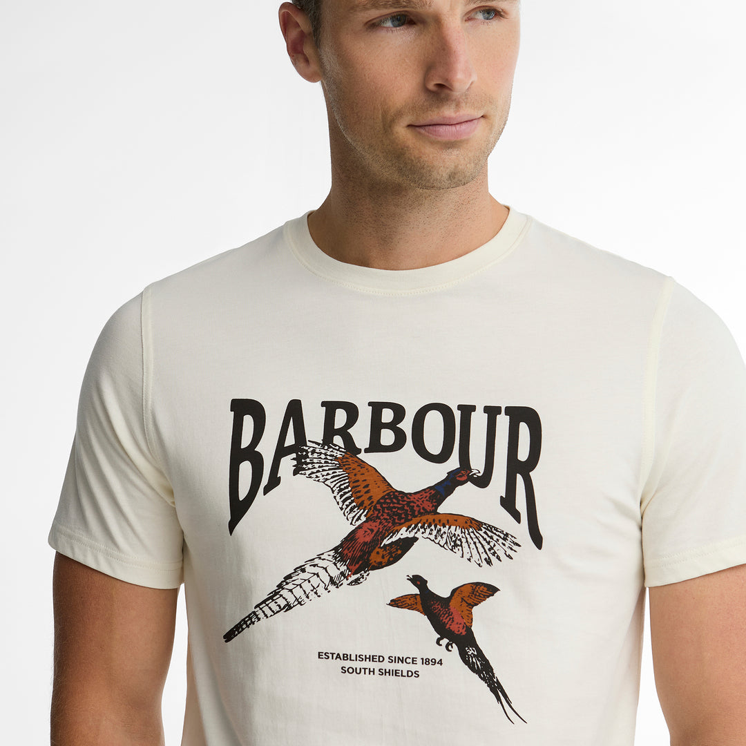 Barbour Mens Pheasant Graphic Tailored T-Shirt