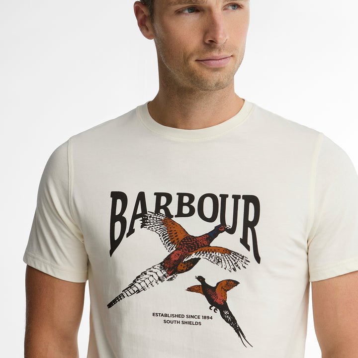 Barbour Mens Pheasant Graphic Tailored T-Shirt
