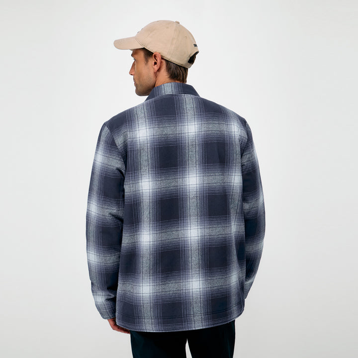 Crew Mens Borg Lined Flannel Shacket